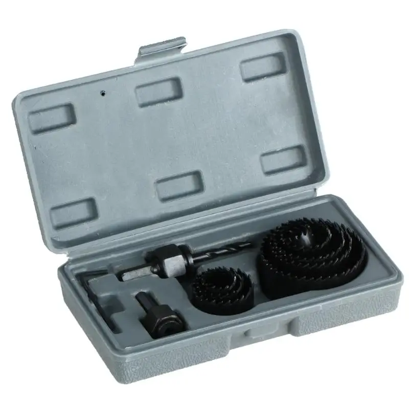 11 Pcs Hole Saw Metal Cutting Set Drill Bits 3/4 High Carbon HSS Steel Drill Bits Wood Metal Cutter Circular Round Drill Case
11 Pcs Hole Saw Metal Cutting Set Drill Bits 3/4 High Carbon HSS Steel Drill Bits Wood Metal Cutter Circular Round Drill Case