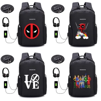 Deadpool backpack Anti-theft Backpacks USB Charge Laptop Women Backpack Men Waterproof Male Travel backpack 32 style
Deadpool backpack Anti-theft Backpacks USB Charge Laptop Women Backpack Men Waterproof Male Travel backpack 32 style
