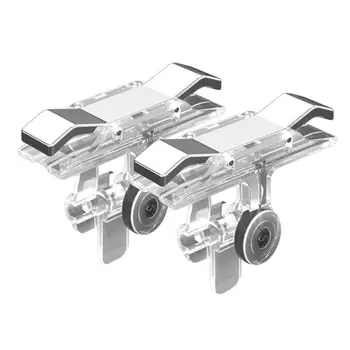 2pcs PUBG Mobile Gamepad Game Controller Handle L1R1 Trigger Fire Shooter and Aim Button Gaming Joystick for PUBG Accessories
2pcs PUBG Mobile Gamepad Game Controller Handle L1R1 Trigger Fire Shooter and Aim Button Gaming Joystick for PUBG Accessories
