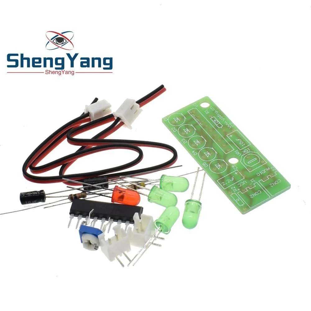 ShengYang Electronic Kit Parts 5mm RED Green LED Level Indicating 3.5-12V KA2284 DIY KIT Audio Level Indicator Suite Trousse DIY
ShengYang Electronic Kit Parts 5mm RED Green LED Level Indicating 3.5-12V KA2284 DIY KIT Audio Level Indicator Suite Trousse DIY