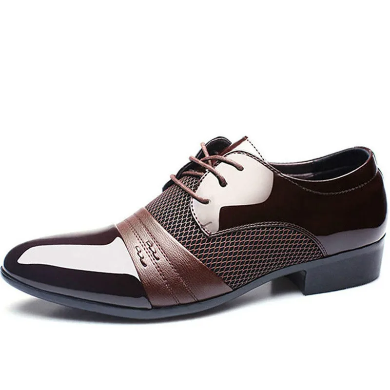 Men Leather Shoes Oxford PU Leather Men Dress Shoes Business Flat Shoes Breathable Men Banquet Wedding Shoes Black Brown
Men Leather Shoes Oxford PU Leather Men Dress Shoes Business Flat Shoes Breathable Men Banquet Wedding Shoes Black Brown