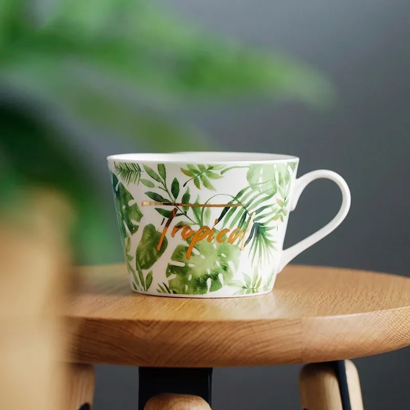 Houmaid Kitchen Drinkware Ceramics Painted Tropic Botany Coffee Mug Porcelain American Style Tea Drink Cup
Houmaid Kitchen Drinkware Ceramics Painted Tropic Botany Coffee Mug Porcelain American Style Tea Drink Cup