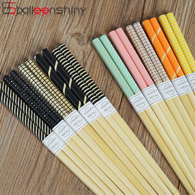 BalleenShiny Bamboo 5 Pairs/set Chopsticks Japanese Style Cute Kitchen Chopsticks Anti-slip Tableware Restaurant Hotel Supply
BalleenShiny Bamboo 5 Pairs/set Chopsticks Japanese Style Cute Kitchen Chopsticks Anti-slip Tableware Restaurant Hotel Supply
