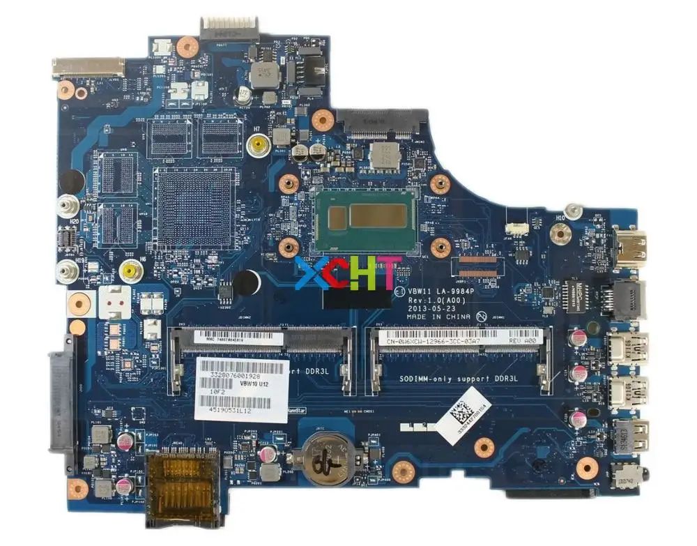 CN-0W6XCW 0W6XCW W6XCW w i5-4200U CPU VBW11 LA-9984P for Dell Inspiron 17R 5737 NoteBook PC Laptop Motherboard Tested
CN-0W6XCW 0W6XCW W6XCW w i5-4200U CPU VBW11 LA-9984P for Dell Inspiron 17R 5737 NoteBook PC Laptop Motherboard Tested