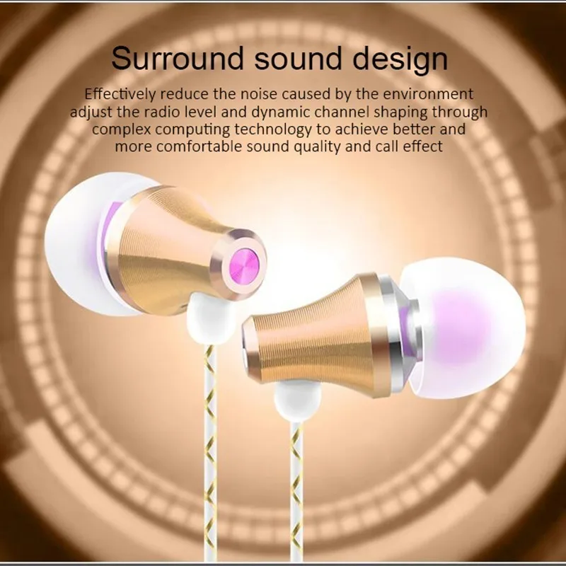 In-Ear 3.5mm Universal Earphone Metal Stereo Sound Earbuds With Mic Drive Call Headset Music Earbud For PC Phone Tablet IPad
In-Ear 3.5mm Universal Earphone Metal Stereo Sound Earbuds With Mic Drive Call Headset Music Earbud For PC Phone Tablet IPad