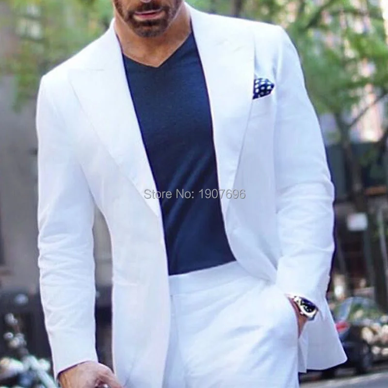White Sport Man Suits for Men Casual Style Wedding Tuxedos for Prom Party Clothes Peaked Lapel 2 Piece Man Blazer Pants
White Sport Man Suits for Men Casual Style Wedding Tuxedos for Prom Party Clothes Peaked Lapel 2 Piece Man Blazer Pants
