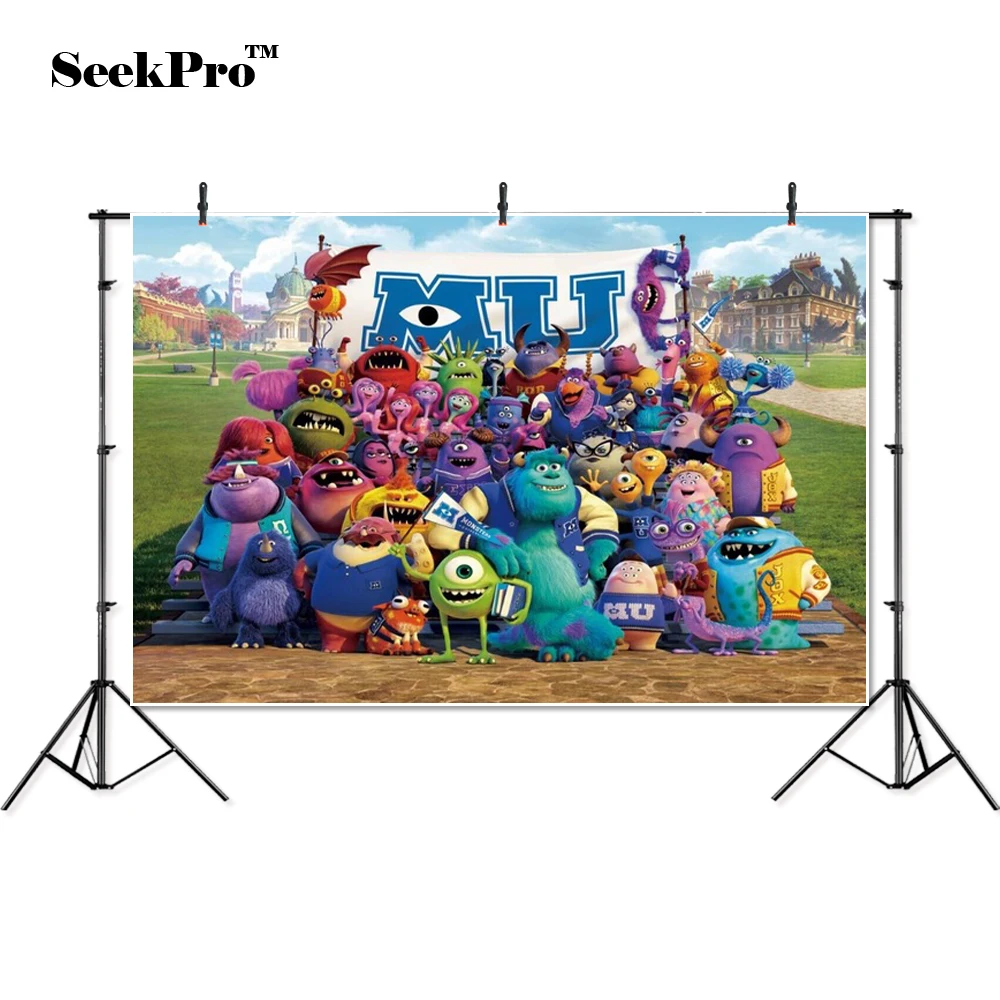 Тонкий Виниловый фон Monsters inc. Sulley детский баннерный с принтом для фото