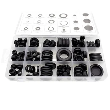 Seal Ring Rubber Grommet Firewall Hole Plug Assortment Electrical Wire Black Sealing Gasket Kit 125pc/Boxs for Car Truck Boat
Seal Ring Rubber Grommet Firewall Hole Plug Assortment Electrical Wire Black Sealing Gasket Kit 125pc/Boxs for Car Truck Boat