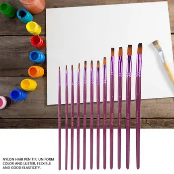12pcs/set Gouache Pen Nylon Hair Watercolor Paint Brush Art Supplies Artes Painting Brushes
12pcs/set Gouache Pen Nylon Hair Watercolor Paint Brush Art Supplies Artes Painting Brushes