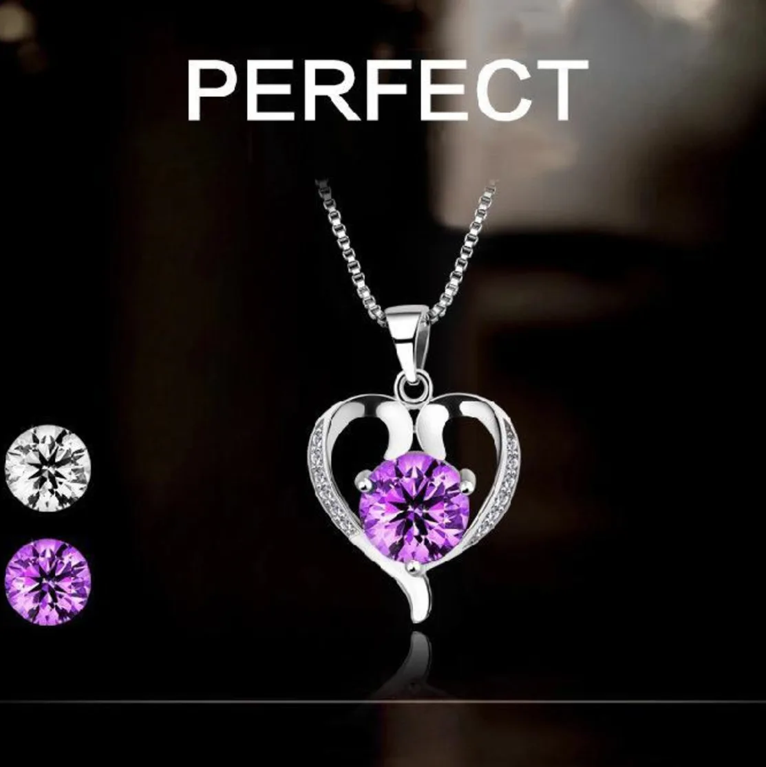 Heart Women Purple Crystal Flower Of Life Pendant Cristal Copper Necklace Chain Wedding Natural Stone Pendants Charm Gioielli
Heart Women Purple Crystal Flower Of Life Pendant Cristal Copper Necklace Chain Wedding Natural Stone Pendants Charm Gioielli