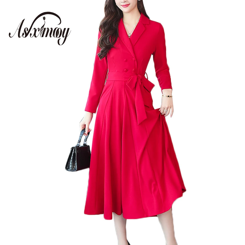 Women Dresses Evening Party Autumn Winter Women Dress Long Sleeve Plus Size V-neck Red Black Office Maxi Dress Elegant 2018
Women Dresses Evening Party Autumn Winter Women Dress Long Sleeve Plus Size V-neck Red Black Office Maxi Dress Elegant 2018