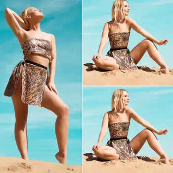 Women Ladies Sexy 2 Piece Set Bodycon Sleeveless Strapless Crop Top + High Waist Short Skirt Set Clubwear Party
Women Ladies Sexy 2 Piece Set Bodycon Sleeveless Strapless Crop Top + High Waist Short Skirt Set Clubwear Party