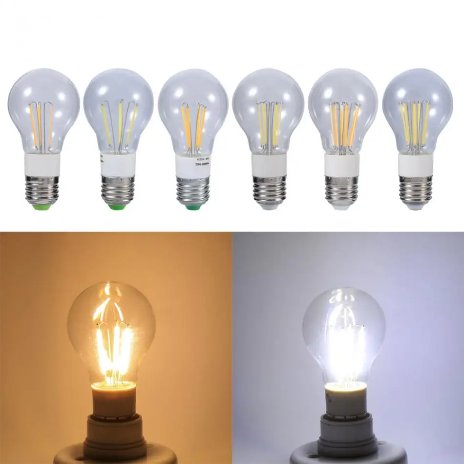 E27 LED Filament Bulb 12V 3W/4W/6W Cool/Warm White COB LED Lamp Bulb 360 Degree Non-dimmable Light lampada High Quality
E27 LED Filament Bulb 12V 3W/4W/6W Cool/Warm White COB LED Lamp Bulb 360 Degree Non-dimmable Light lampada High Quality