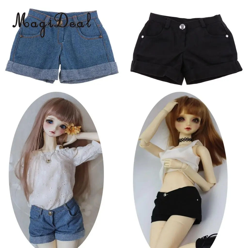 2 Pieces Fashion Cuffed Shorts Pants for 1/3 BJD Dollfie for DOD for DD for SD MSD Dolls Clothing Accessories
2 Pieces Fashion Cuffed Shorts Pants for 1/3 BJD Dollfie for DOD for DD for SD MSD Dolls Clothing Accessories