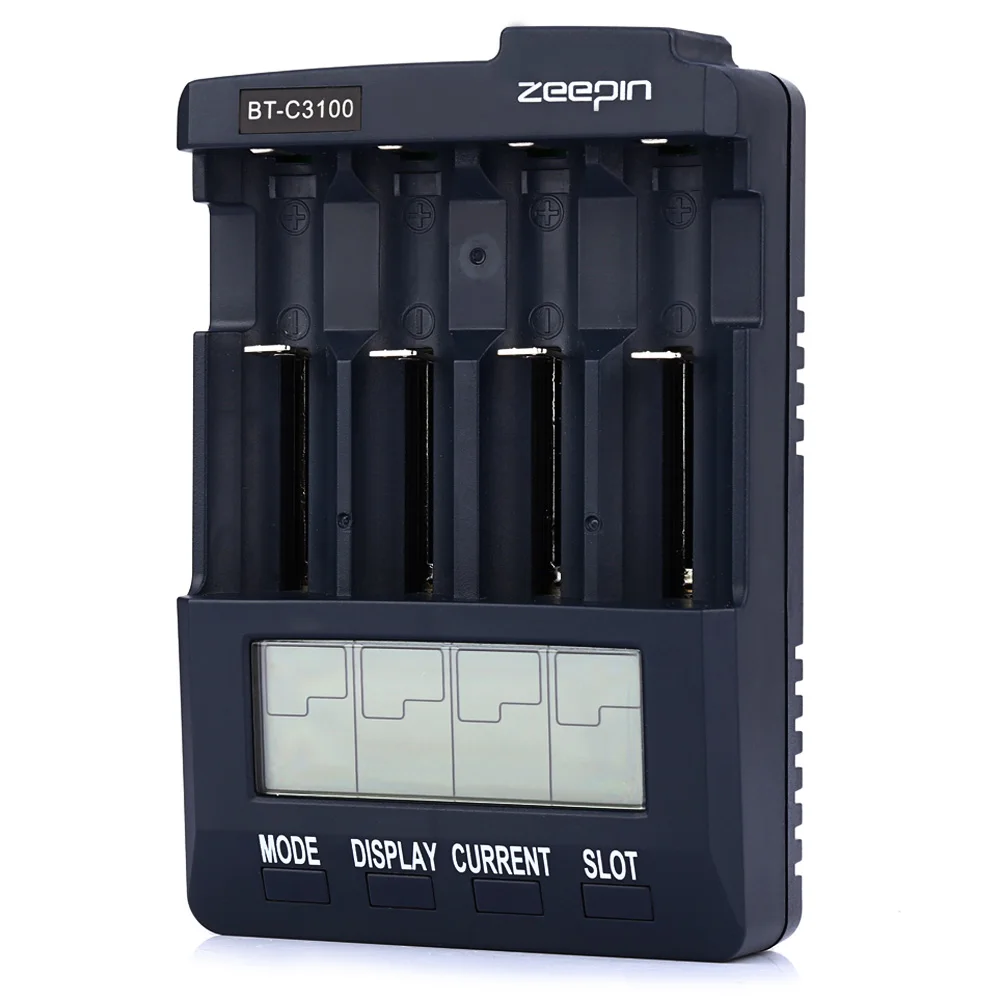 ZEEPIN BT - C3100 V2.2 Digital Intelligent 4 Slot LCD Battery Charger with Adapter
ZEEPIN BT - C3100 V2.2 Digital Intelligent 4 Slot LCD Battery Charger with Adapter
