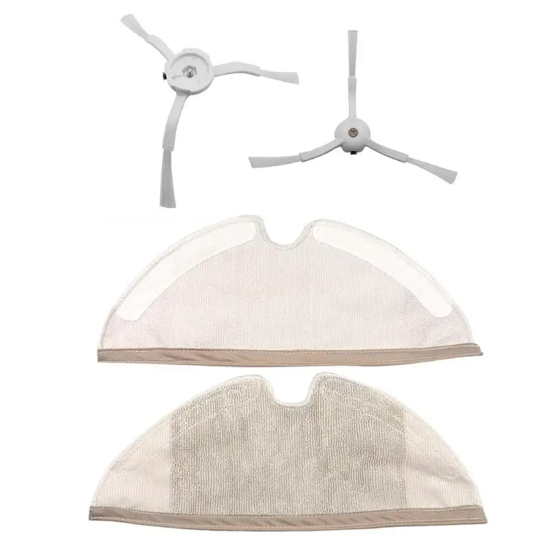 2pcs Side Brushes+2pcs Mop Cloths Cleaning Tool Robot Cleaner Replacement for Xiaomi Mijia Roborock Vacuum Cleaner Robot
2pcs Side Brushes+2pcs Mop Cloths Cleaning Tool Robot Cleaner Replacement for Xiaomi Mijia Roborock Vacuum Cleaner Robot