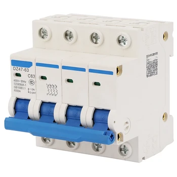 Leakage Protection DZ47-63 4P Household Decoration Residual Current Circuit Breaker 400V/63A Air Switch
Leakage Protection DZ47-63 4P Household Decoration Residual Current Circuit Breaker 400V/63A Air Switch