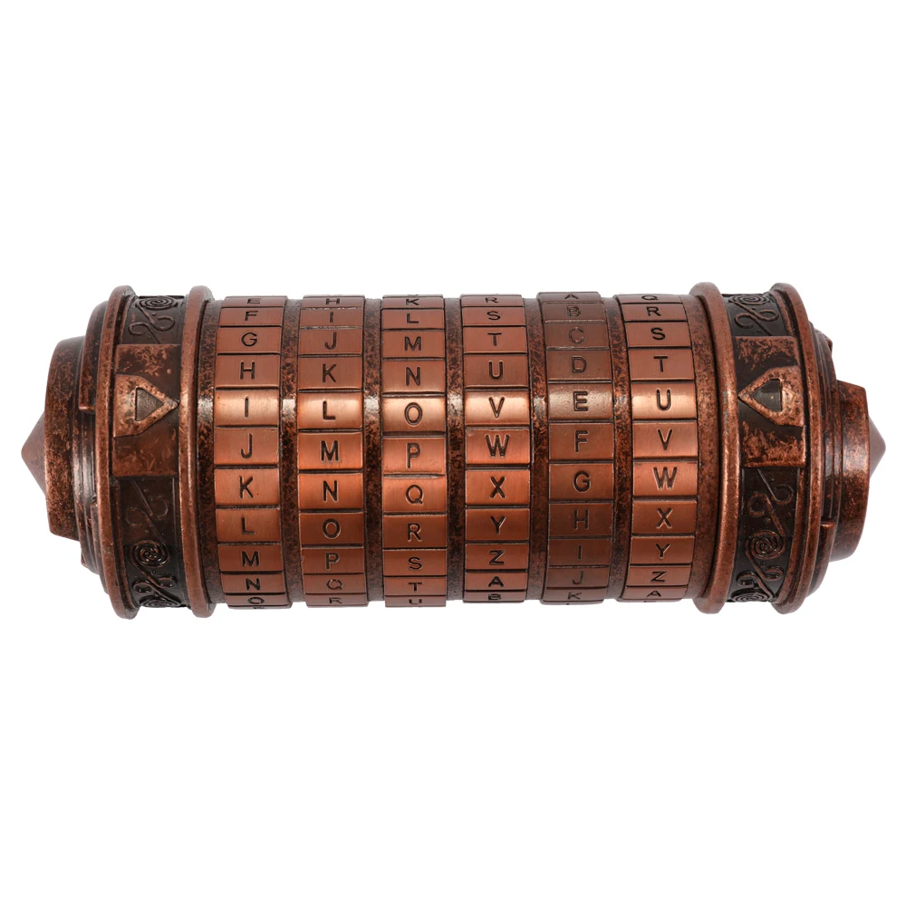 Retro Birthday Valentine Gift Box Cylinder Lockbox Da Vinci Code Alphabet Locks Cylindrical Lock Home Decoration
Retro Birthday Valentine Gift Box Cylinder Lockbox Da Vinci Code Alphabet Locks Cylindrical Lock Home Decoration