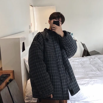 Winter Parka Men Warm Padded Fashion Retro Plaid Coat Man Casual Loose Cotton Jacket Male Clothes Streetwear Outwear M-2XL
Winter Parka Men Warm Padded Fashion Retro Plaid Coat Man Casual Loose Cotton Jacket Male Clothes Streetwear Outwear M-2XL
