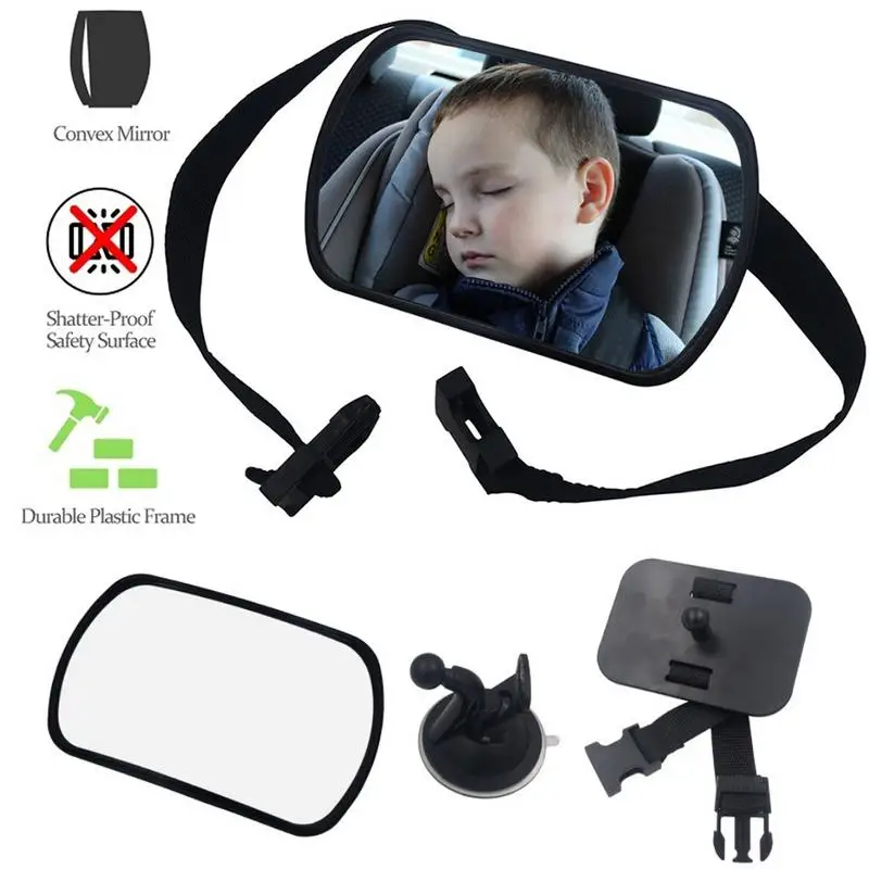 Wide View Rear Adjustable Safety Seat Car Back Interior Baby Mirror Headrest Mount For Baby Kids Baby Rear Facing Mirrors
Wide View Rear Adjustable Safety Seat Car Back Interior Baby Mirror Headrest Mount For Baby Kids Baby Rear Facing Mirrors