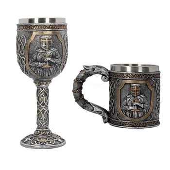 3D Relief Skull Hold Sword Knights Stainless Steel Game Of Thrones Medieval TEA Beer Mug Goblet Cup Bar Club Wine Glass Tumbler
3D Relief Skull Hold Sword Knights Stainless Steel Game Of Thrones Medieval TEA Beer Mug Goblet Cup Bar Club Wine Glass Tumbler