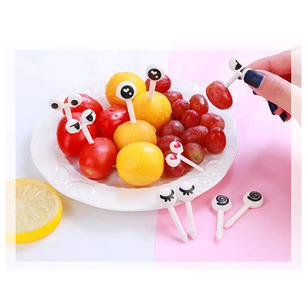 50 Pcs Assorted Fruit Forks Eyes Reusable Cartoon Cute Mini Picks Fork for Sandwich Appetizer Bento
50 Pcs Assorted Fruit Forks Eyes Reusable Cartoon Cute Mini Picks Fork for Sandwich Appetizer Bento