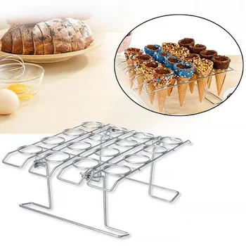 Desktop Stand Cone DIY Baking Cake Display Rack Tray Ice Cream Cooling Holder Cupcake 
Desktop Stand Cone DIY Baking Cake Display Rack Tray Ice Cream Cooling Holder Cupcake