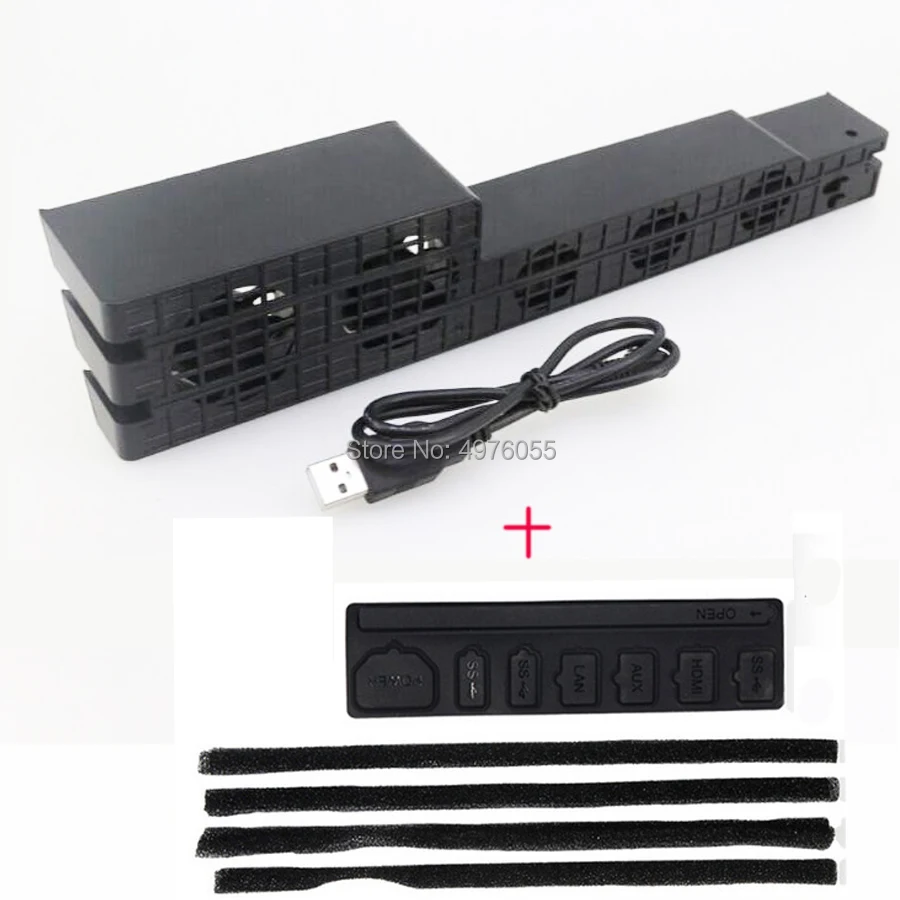 PS4 PRO Cooler USB External 5-Fan Super Turbo Cooling Fan+DIY Dust-Proof Kit For Playstation 4 Pro PS4 PRO
PS4 PRO Cooler USB External 5-Fan Super Turbo Cooling Fan+DIY Dust-Proof Kit For Playstation 4 Pro PS4 PRO