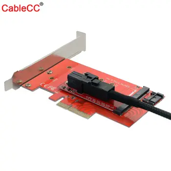 PCI-E 3.0 x4 Lane Host Adapter M.2 NGFF M Key SSD to U.2 U2 Kit SFF-8639 for Mainboard Intel SSD 750 p3600 p3700
PCI-E 3.0 x4 Lane Host Adapter M.2 NGFF M Key SSD to U.2 U2 Kit SFF-8639 for Mainboard Intel SSD 750 p3600 p3700