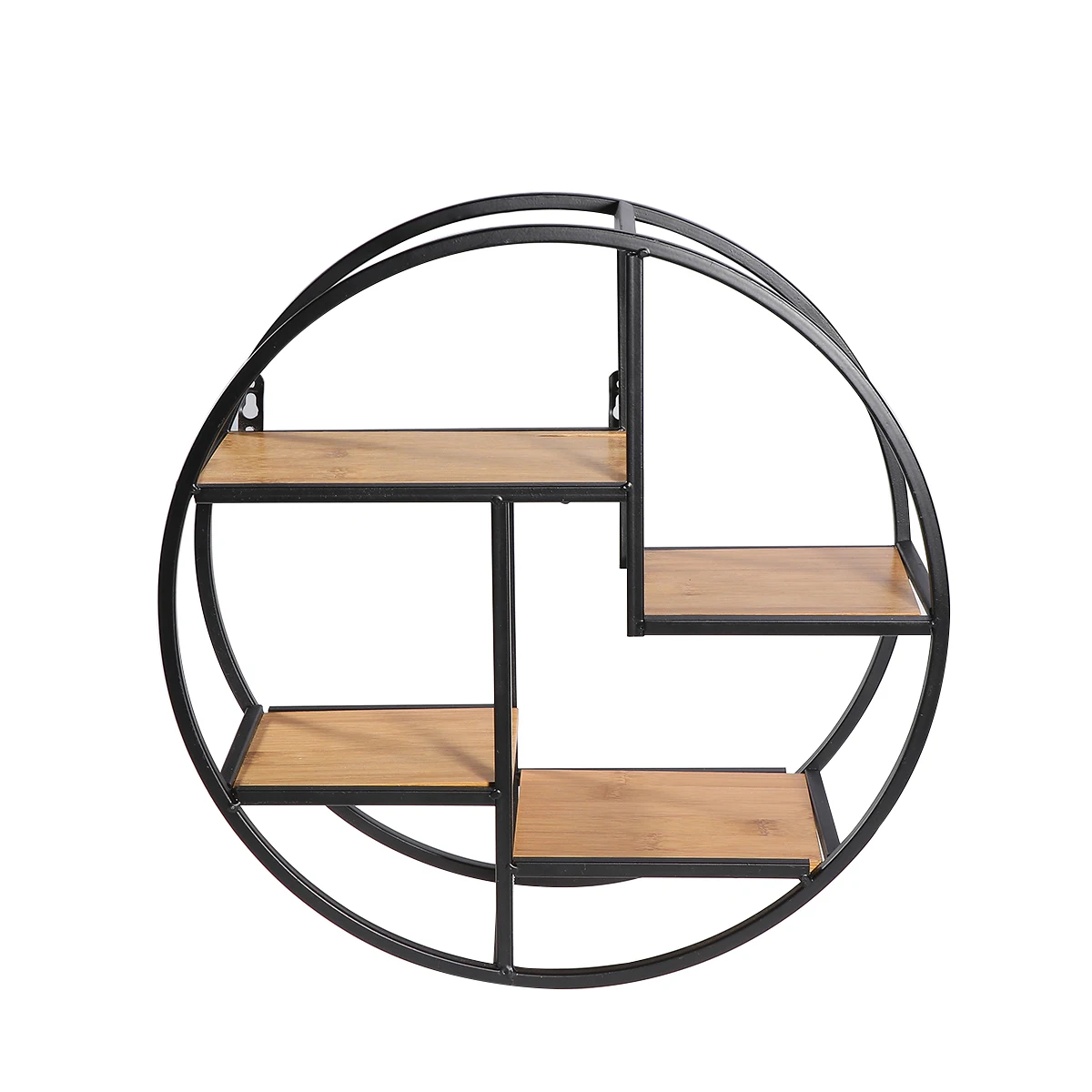 Wall Mounted Iron Shelf Round Floating Shelf Wall Storage Holder and Rack Shelf for Pantry Living Room Bedroom Kitchen Entryway
Wall Mounted Iron Shelf Round Floating Shelf Wall Storage Holder and Rack Shelf for Pantry Living Room Bedroom Kitchen Entryway