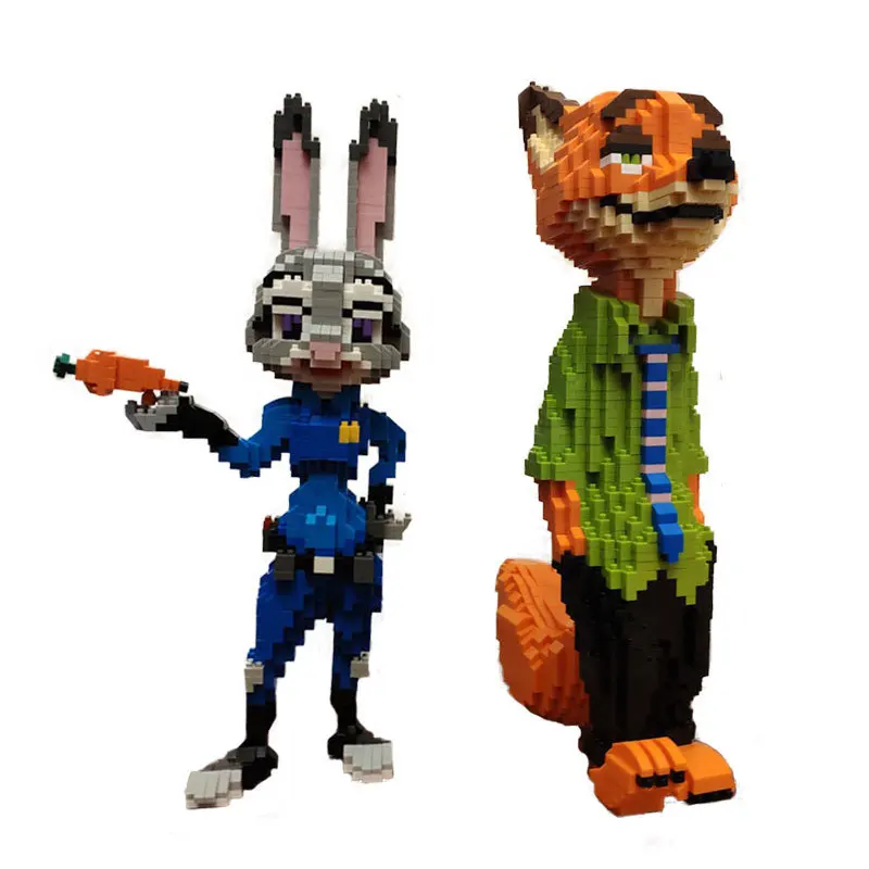 Anime Zootopia Model Building Blocks Big size Fox Figures Brinquedos Toys for Children Girls Love Gift
Anime Zootopia Model Building Blocks Big size Fox Figures Brinquedos Toys for Children Girls Love Gift