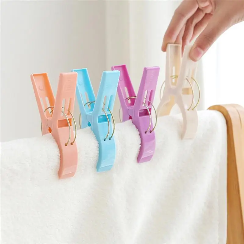 4Pcs Beach Towel Clips Quilt Hanging Clamp Holder for Beach Chair Pool Loungers Random Color
4Pcs Beach Towel Clips Quilt Hanging Clamp Holder for Beach Chair Pool Loungers Random Color