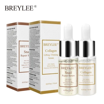 BREYLEE Snail Serum+Collagen Serum Hyaluronic Acid Repairing Lifting Firming Moisturizing Anti-Aging Essence Face Skin Care 2PCS
BREYLEE Snail Serum+Collagen Serum Hyaluronic Acid Repairing Lifting Firming Moisturizing Anti-Aging Essence Face Skin Care 2PCS