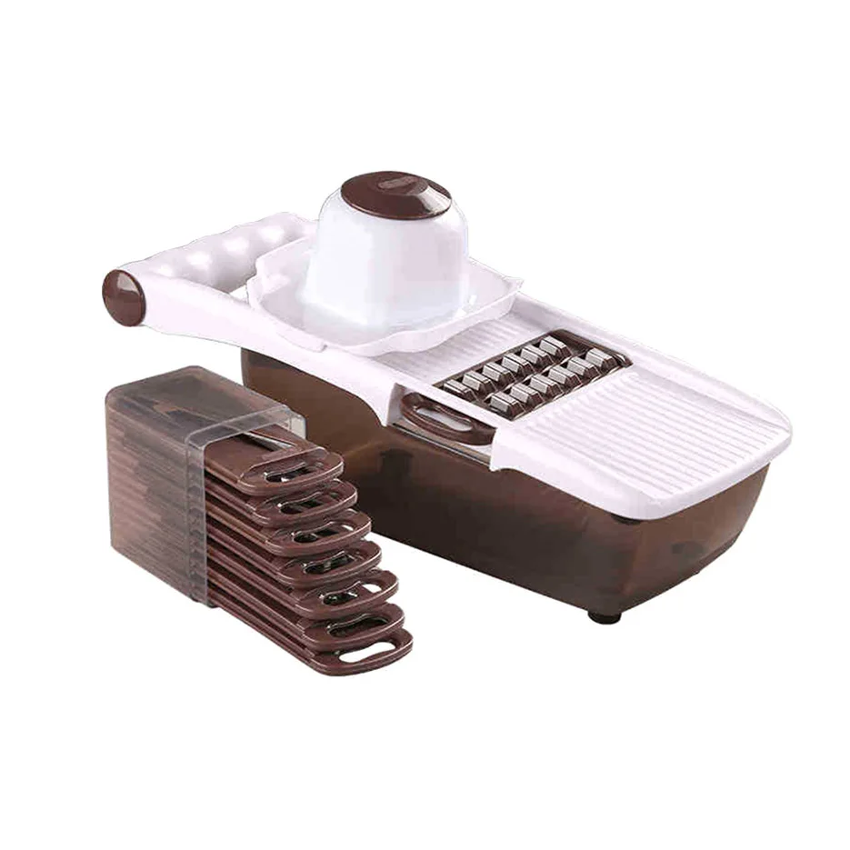 Multifunctional Mandoline Slicer Vegetable Cutter With Stainless Steel Blade Potato Carrot Grater Kitchen Tool
Multifunctional Mandoline Slicer Vegetable Cutter With Stainless Steel Blade Potato Carrot Grater Kitchen Tool