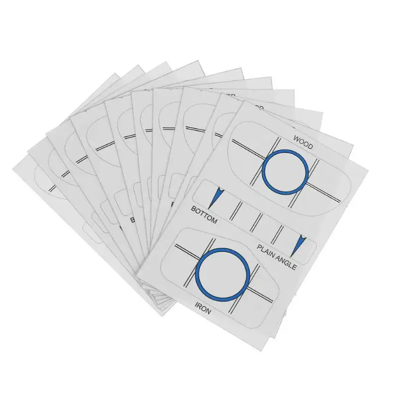 10 Sets Golf Practices Improve skills Impact Tapes Labels Recorder Kit Golf beginner for Woods Irons and Putter Training Aid
10 Sets Golf Practices Improve skills Impact Tapes Labels Recorder Kit Golf beginner for Woods Irons and Putter Training Aid