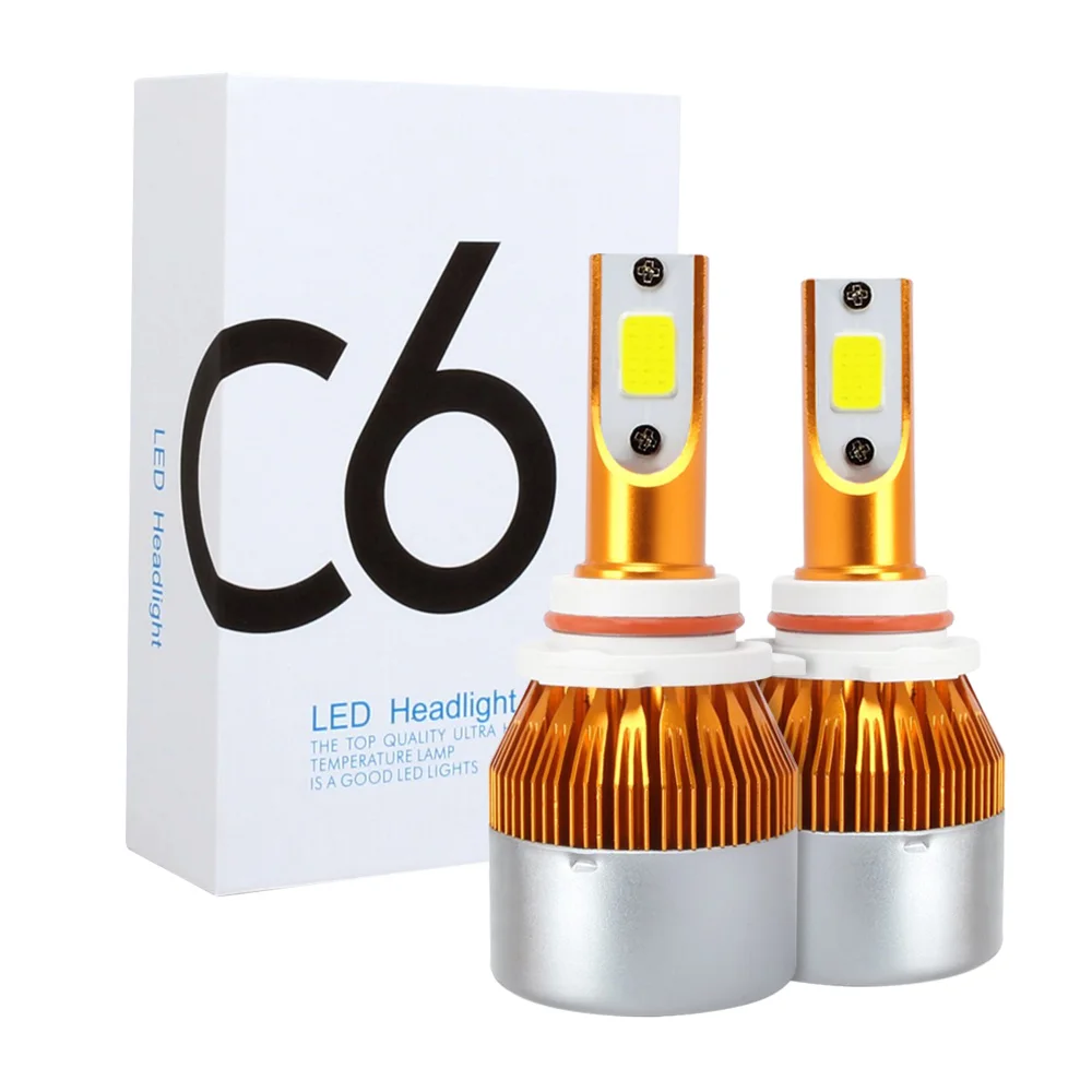 2pcs C6 Car H4/9003/HB2 Hi/Lo Bi-color LED Headlight Bulb H1 H3 H7 H8/H11 9005/HB3 9006/HB4 Auto LED Lamp Yellow/White
2pcs C6 Car H4/9003/HB2 Hi/Lo Bi-color LED Headlight Bulb H1 H3 H7 H8/H11 9005/HB3 9006/HB4 Auto LED Lamp Yellow/White