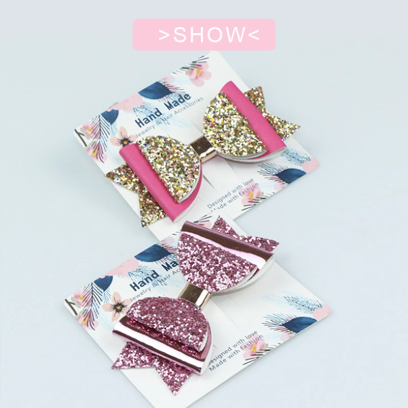 Trendy shiny sequin leather hairpin cute girl headbands knot bows shiny hair clips double hairgrip Barrettes hair accessories
Trendy shiny sequin leather hairpin cute girl headbands knot bows shiny hair clips double hairgrip Barrettes hair accessories