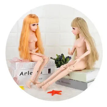 BJD Ball Jointed Doll Girl Dress Up Change Makeup Doll With 3D Real Eyes 24 Moveable Joints Naked Female Figure Body Princess
BJD Ball Jointed Doll Girl Dress Up Change Makeup Doll With 3D Real Eyes 24 Moveable Joints Naked Female Figure Body Princess