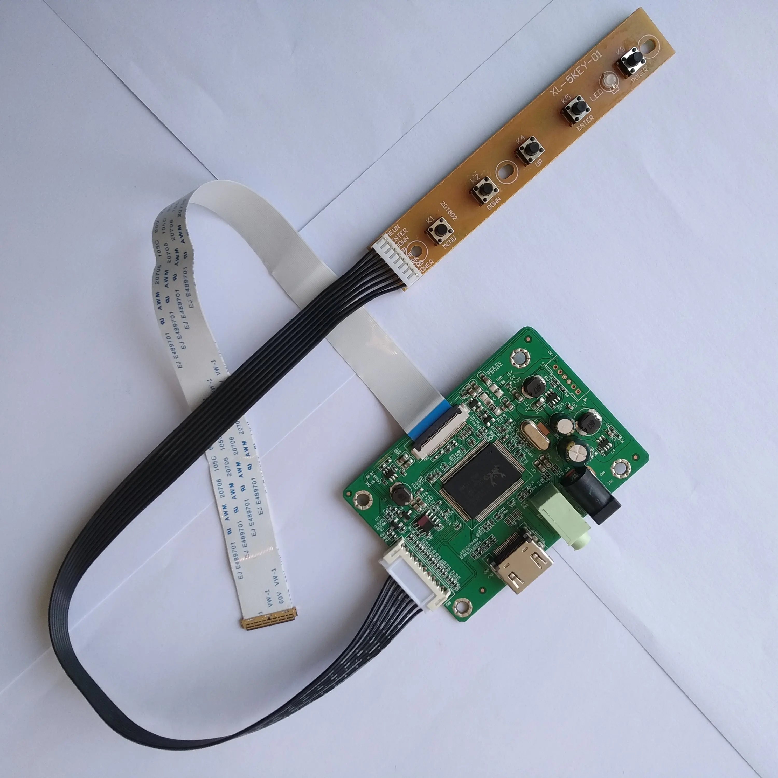 HDMI LED EDP LCD Controller board kit 14.0" For B140XTN02.D/B140XTN02.E 1366X768 screen
HDMI LED EDP LCD Controller board kit 14.0" For B140XTN02.D/B140XTN02.E 1366X768 screen