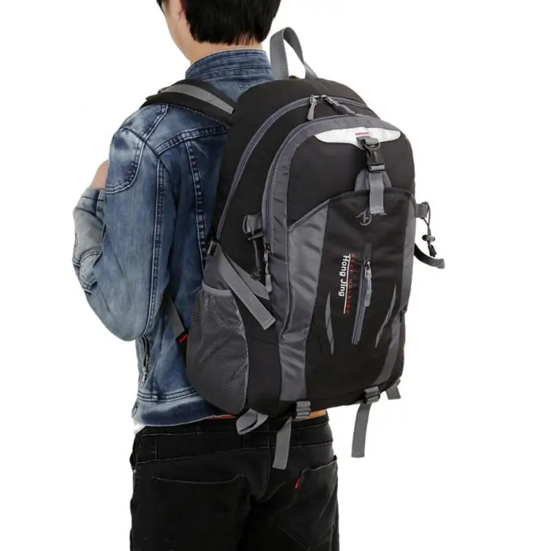 Portable Large Capacity Travel Backpack Men Women Waterproof Outdoor Sports Mountaineering Bag (Black)
Portable Large Capacity Travel Backpack Men Women Waterproof Outdoor Sports Mountaineering Bag (Black)