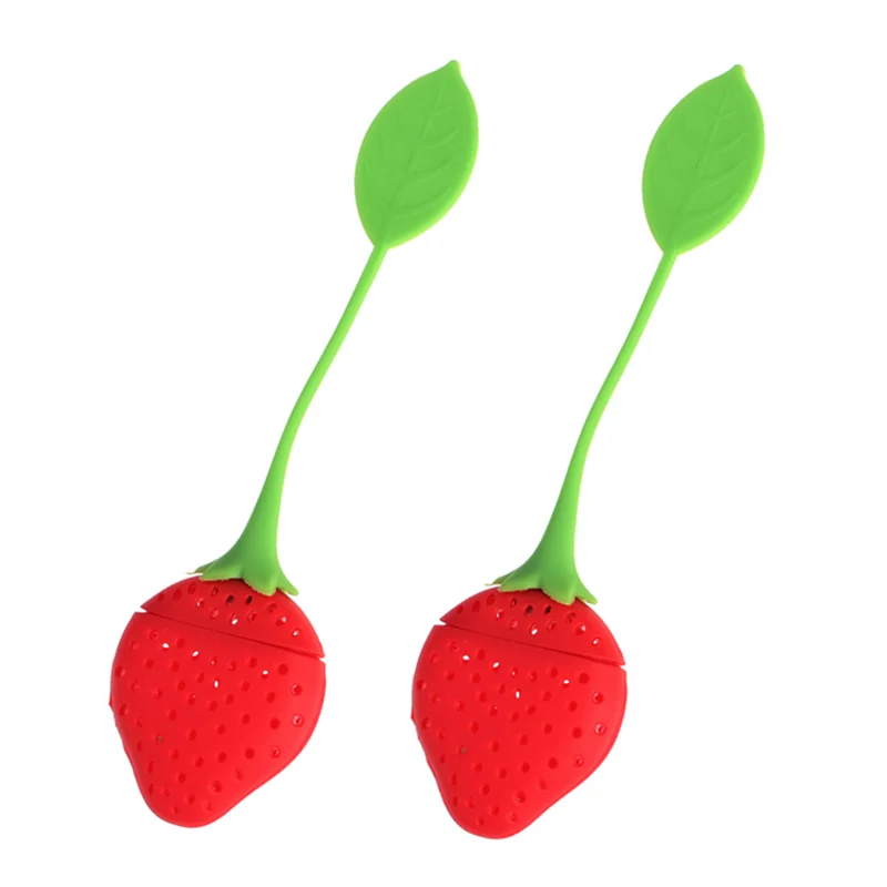 2pcs Silicone Tea Infuser Ball Pass Filter Tea Infuser Strainer Spoon Strawberry Variety
2pcs Silicone Tea Infuser Ball Pass Filter Tea Infuser Strainer Spoon Strawberry Variety