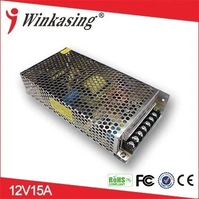 Switching Power Supply DC12V 15A AC100-120V 200-240V Power Supply Metal Case For CCTV Device Camera LED
Switching Power Supply DC12V 15A AC100-120V 200-240V Power Supply Metal Case For CCTV Device Camera LED