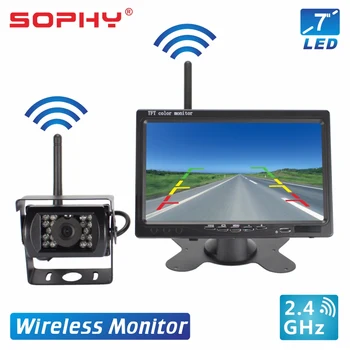7 inches Wireless Car Rear-View Monitor and Camera SH708-WR
7 inches Wireless Car Rear-View Monitor and Camera SH708-WR