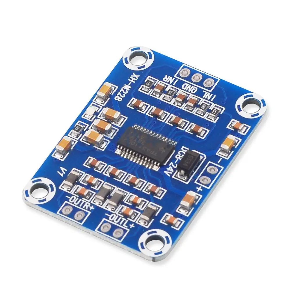 LEORY Audio Stereo Amplifier Module XH-M228 TPA3110 2*15W Digital Audio Board Mini Binaural AMP Controller 100dB
LEORY Audio Stereo Amplifier Module XH-M228 TPA3110 2*15W Digital Audio Board Mini Binaural AMP Controller 100dB