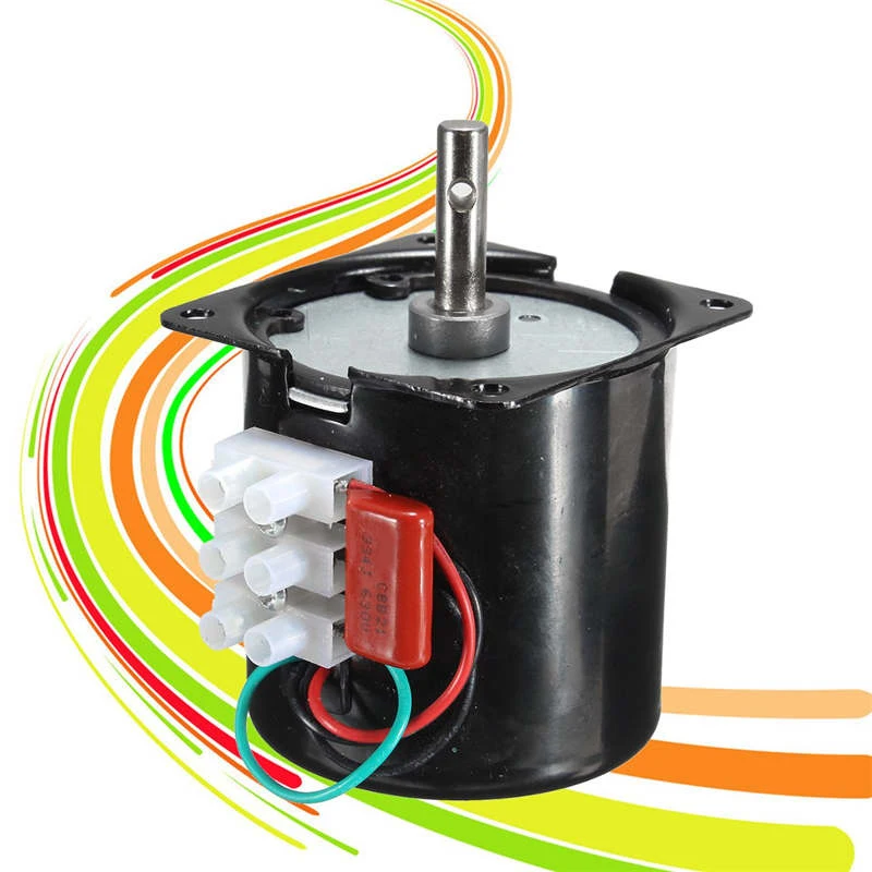 60KTYZ 220V 14W Permanent Magnetic Synchronous AC Motor Gear Machine 50Hz 20R/min Motor Accessorie
60KTYZ 220V 14W Permanent Magnetic Synchronous AC Motor Gear Machine 50Hz 20R/min Motor Accessorie