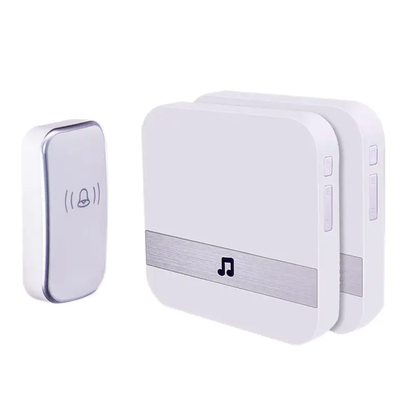 BMBY-Wireless Doorbell With Touch Remote Button Door Chime Kit UP to 1000-Feet Range with 52 Chimes - 1 Touch Sensor & 2 Recei
BMBY-Wireless Doorbell With Touch Remote Button Door Chime Kit UP to 1000-Feet Range with 52 Chimes - 1 Touch Sensor & 2 Recei