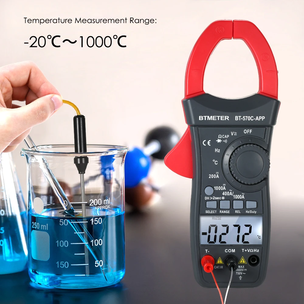Digital LCD Clamp Meter 4000 Counts Auto Range Clamp Multimeter Test AC/DC Voltage Current Portable Handheld Multi Meter
Digital LCD Clamp Meter 4000 Counts Auto Range Clamp Multimeter Test AC/DC Voltage Current Portable Handheld Multi Meter