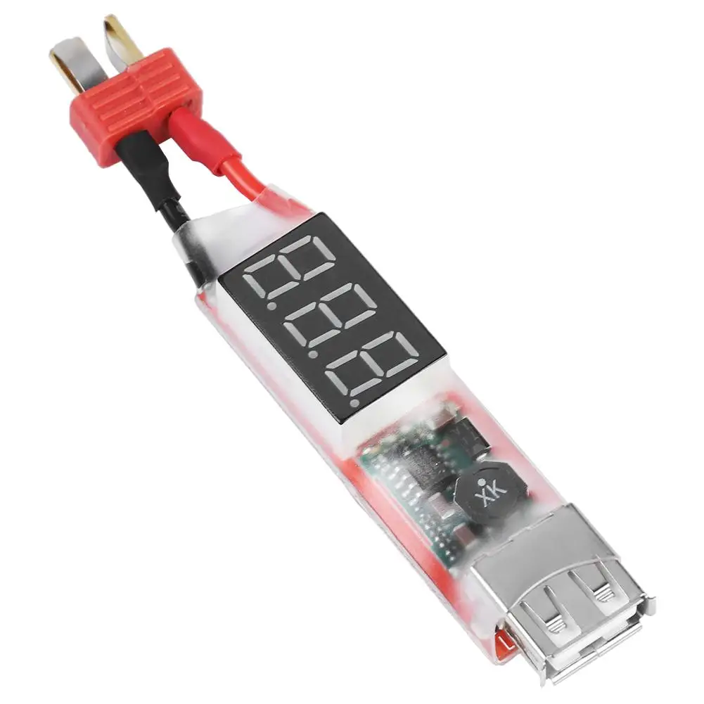 2S-6S RC Lithium Battery Charger Converter T Connector 5V/2A with Digital Voltage Display High Quality
2S-6S RC Lithium Battery Charger Converter T Connector 5V/2A with Digital Voltage Display High Quality
