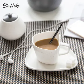 Creative Irregular Shape Design Ceramic Coffee Cups And Mugs Saucer Set Caneca Cafe Tazas Xicara Tasse Espresso Tea Milk Tumbler
Creative Irregular Shape Design Ceramic Coffee Cups And Mugs Saucer Set Caneca Cafe Tazas Xicara Tasse Espresso Tea Milk Tumbler