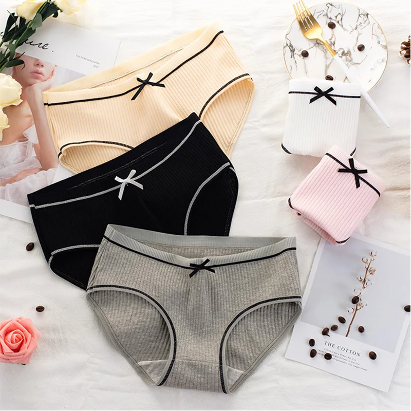 SUNNOW Cotton Mid-Rise Briefs Women Plus Size Panties Sexy Bow Ladies Underwear Female Breathable Panties 10 Colors
SUNNOW Cotton Mid-Rise Briefs Women Plus Size Panties Sexy Bow Ladies Underwear Female Breathable Panties 10 Colors